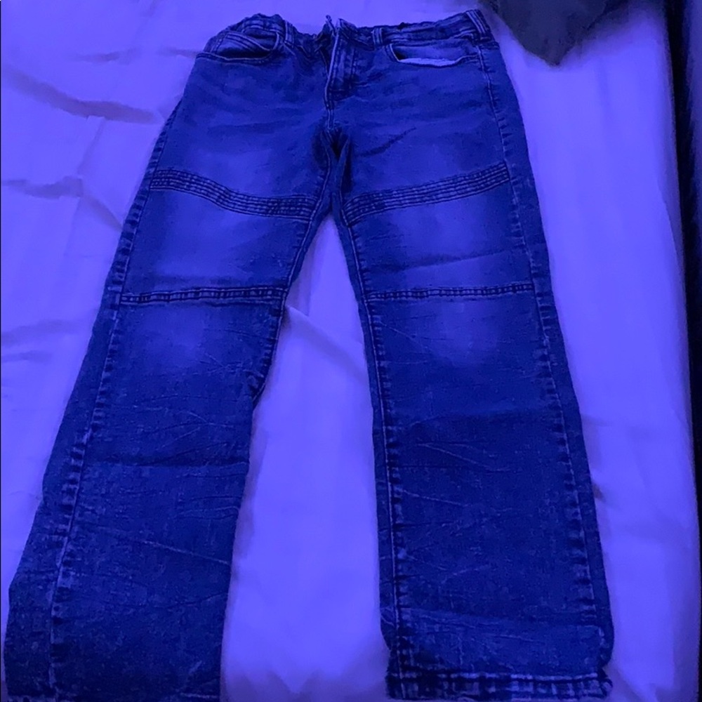 Arizona Skinny Moto Jeans Dark Wash Advanced Flex